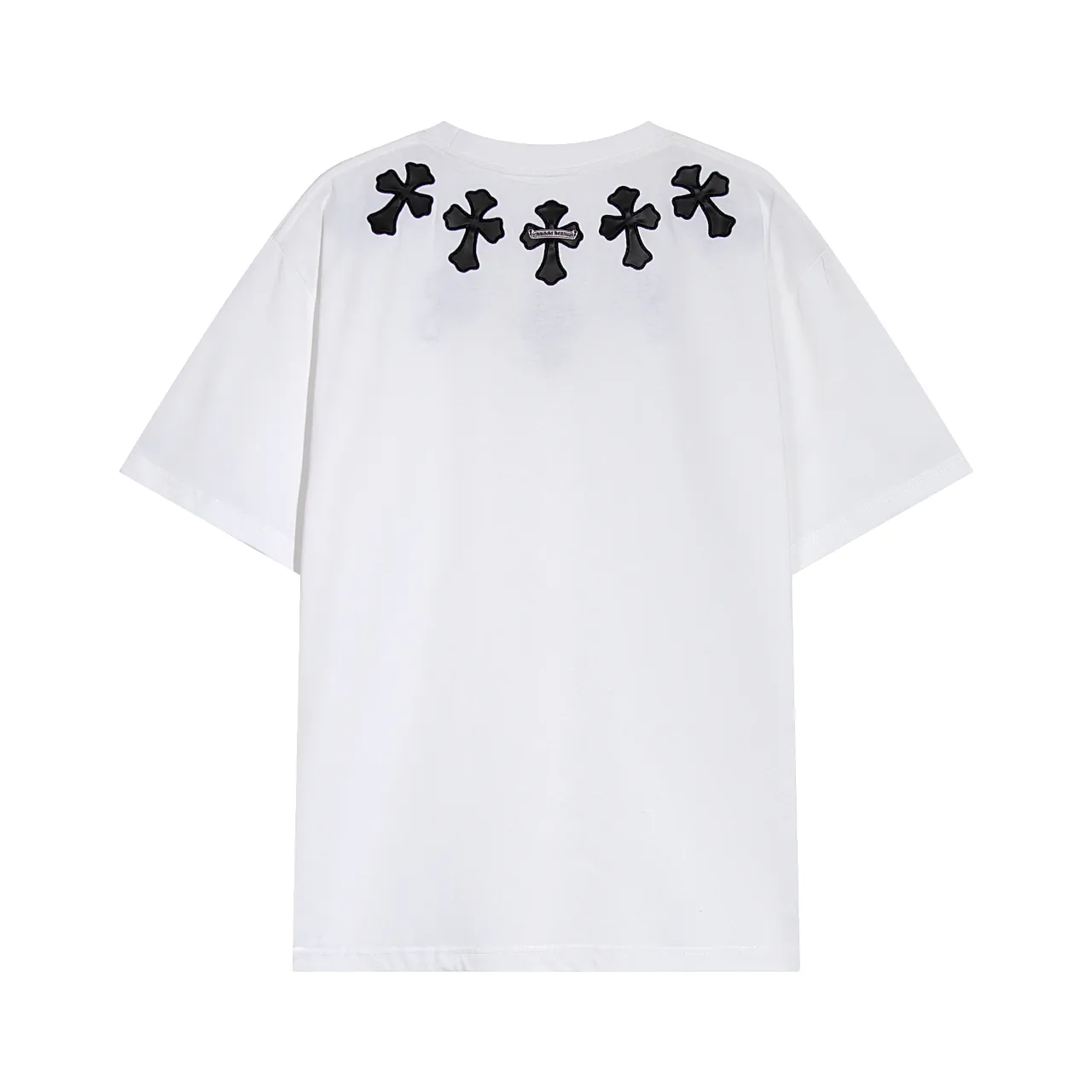 P150 Chrome Hearts Chrome Hearts Iron Cross Short Sleeve Size: SMLXL Color: White Black